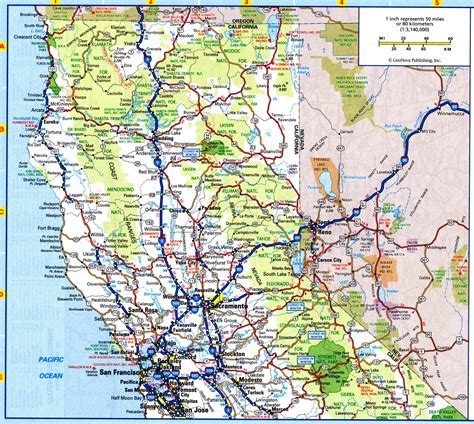 northern california cities map|Map of Northern California roads and highways. Free .